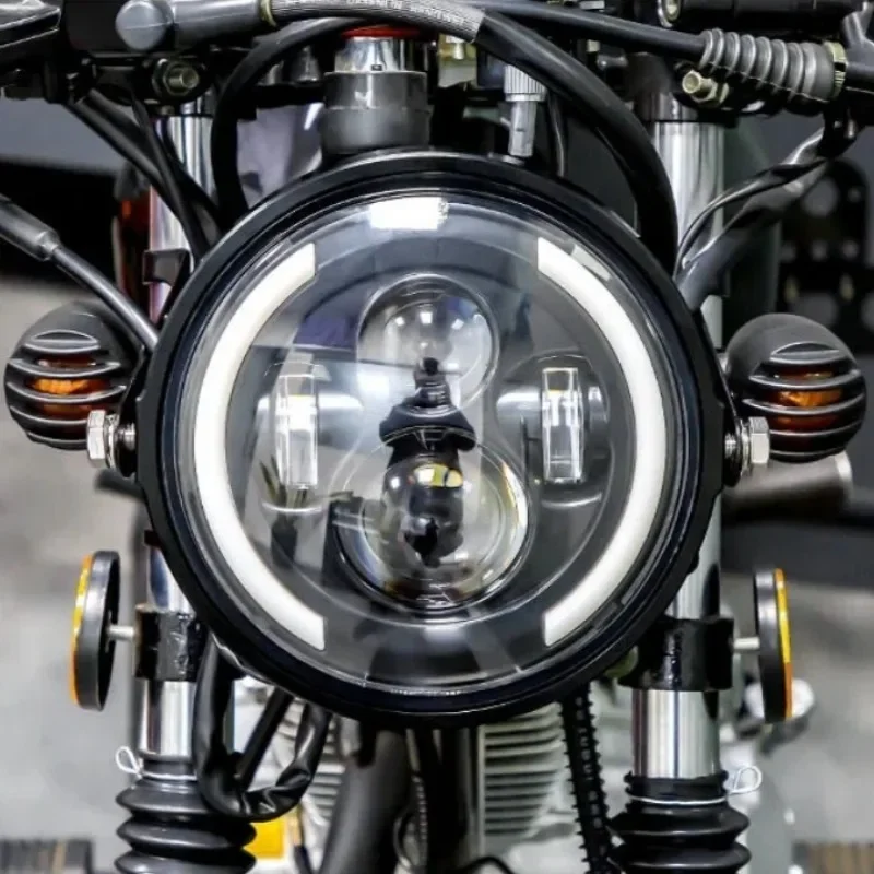 Universal Motorcycle Led Headlight Projector - 50 Вт, 7 дюймов, 17,78 см,